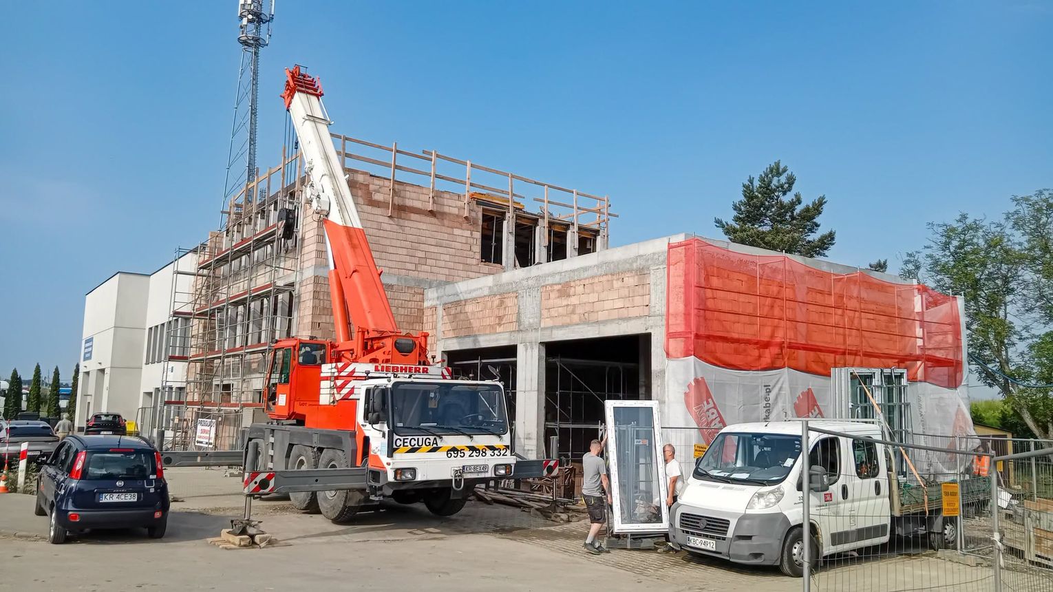 Rozbudowa CKZiU w Niepołomicach nabiera tempa. Powstaną nowe sale, warsztaty i plac do nauki jazdy
