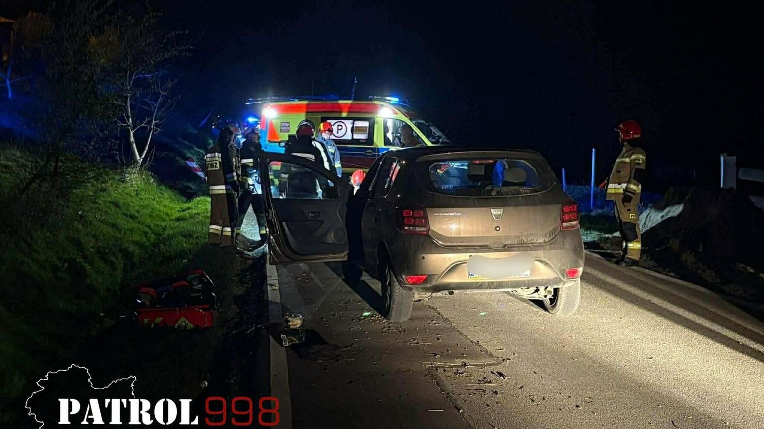 Śmiertelne potrącenie w powiecie krakowskim. Droga była zablokowana