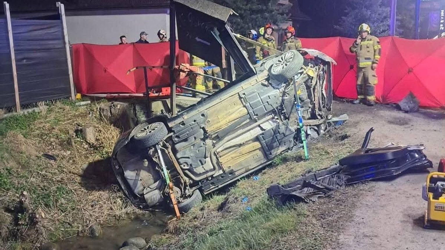 Śmiertelny wypadek w Białce Tatrzańskiej. Droga krajowa nr 49 zablokowana