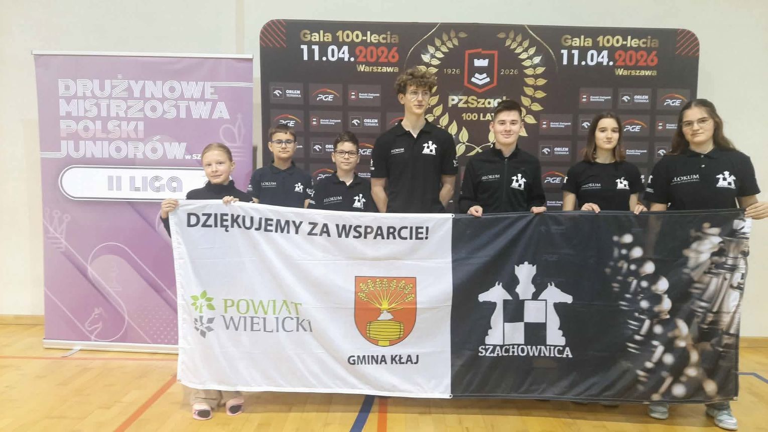 Szachownica Kłaj utrzymała się w II Lidze Juniorów