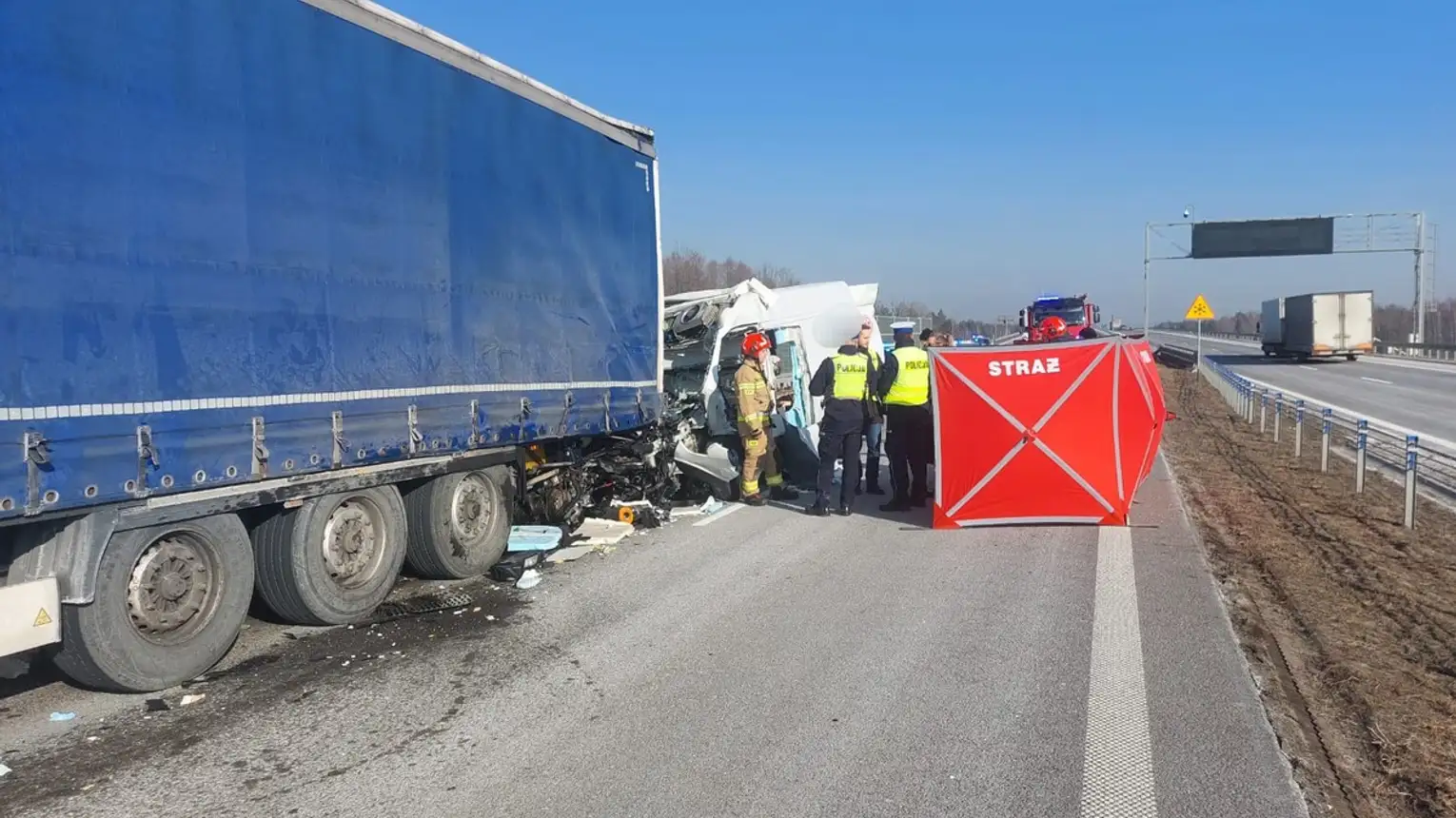 Tragiczne zdarzenie na drodze ekspresowej S19