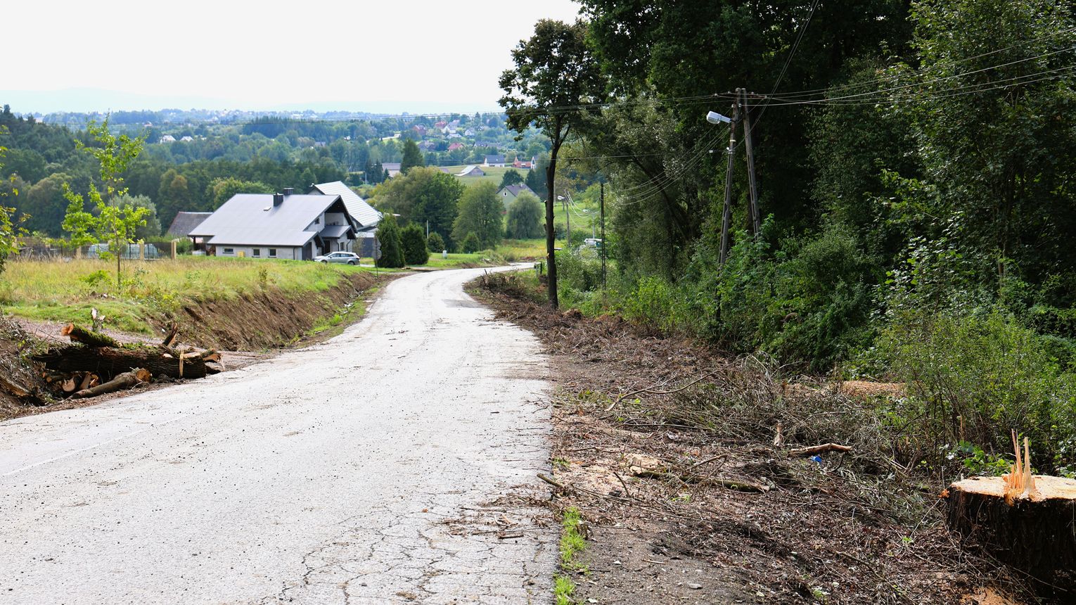 Trwa przebudowa drogi powiatowej w miejscowości Byszyce i Gorzków