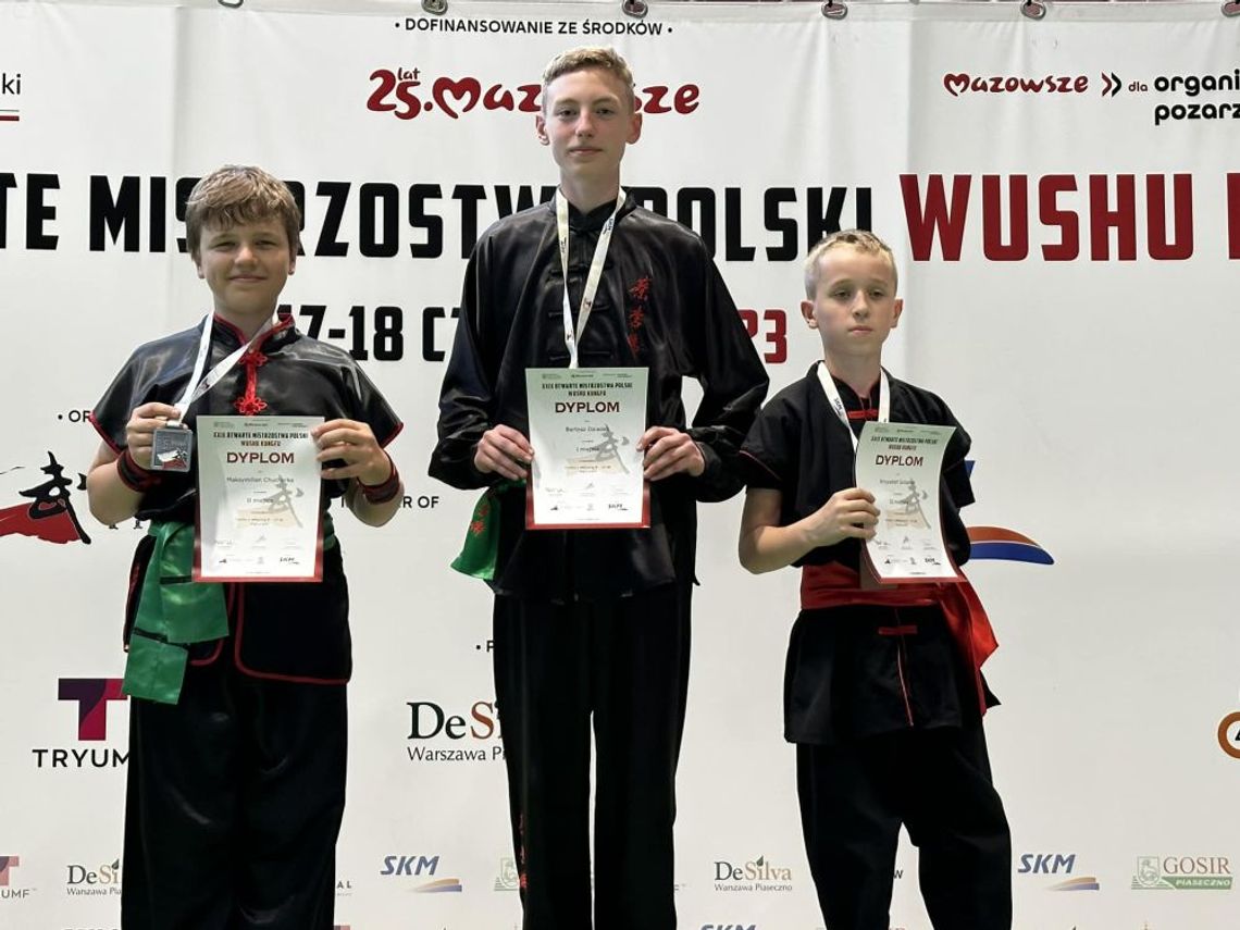 15 MEDALI w XXIX Otwartych Mistrzostwach Polski Kung Fu Wu Shu