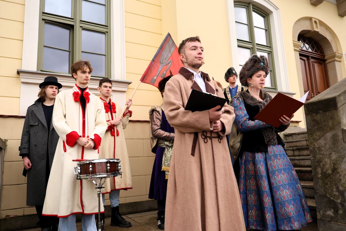 180. rocznica Powstania Krakowskiego "Edward Dembowski - żywy obraz"