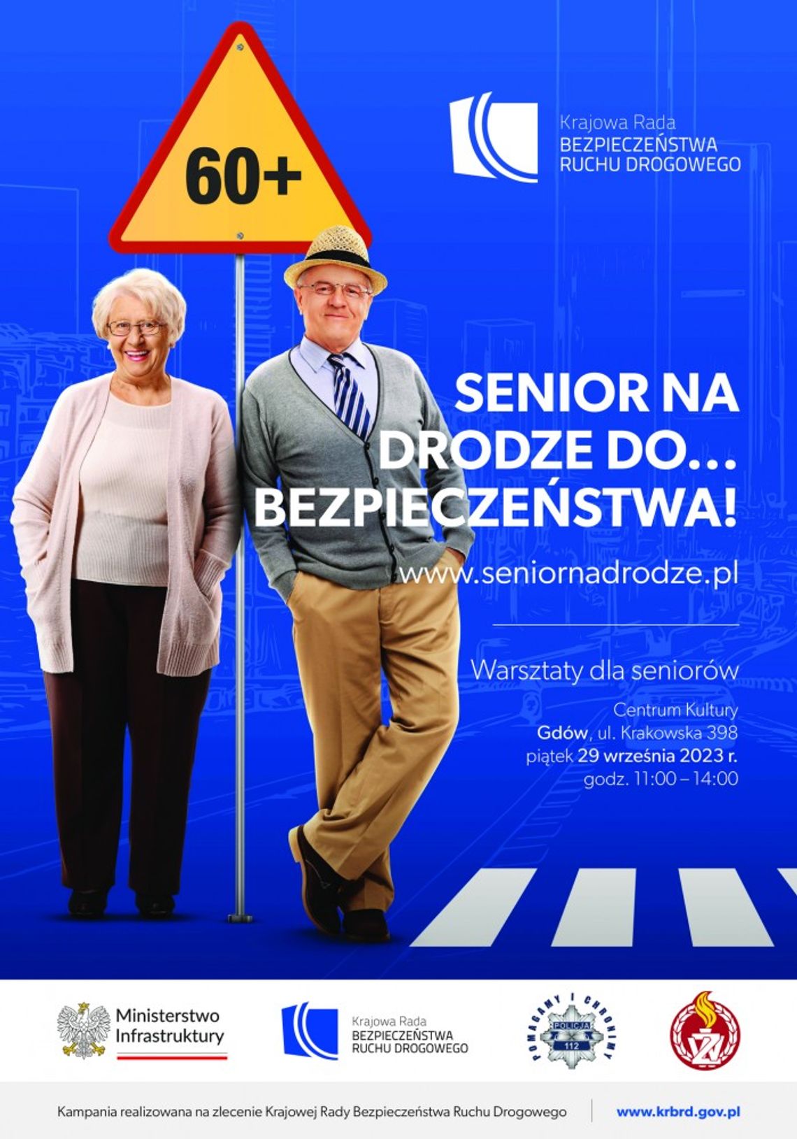 Akcja „Senior na drodze do… bezpieczeństwa!” w Gdowie !