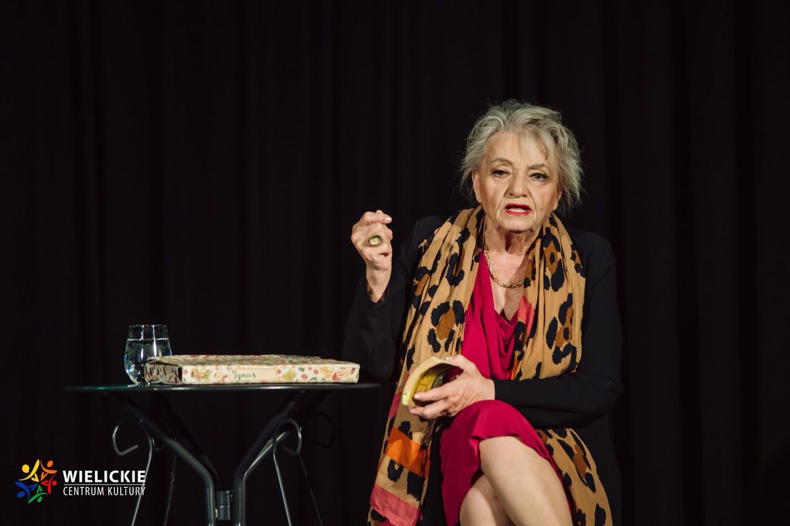 Anna Seniuk oczarowała publiczność w Wieliczce. Wieczór pełen humoru, ciepła i wzruszeń
