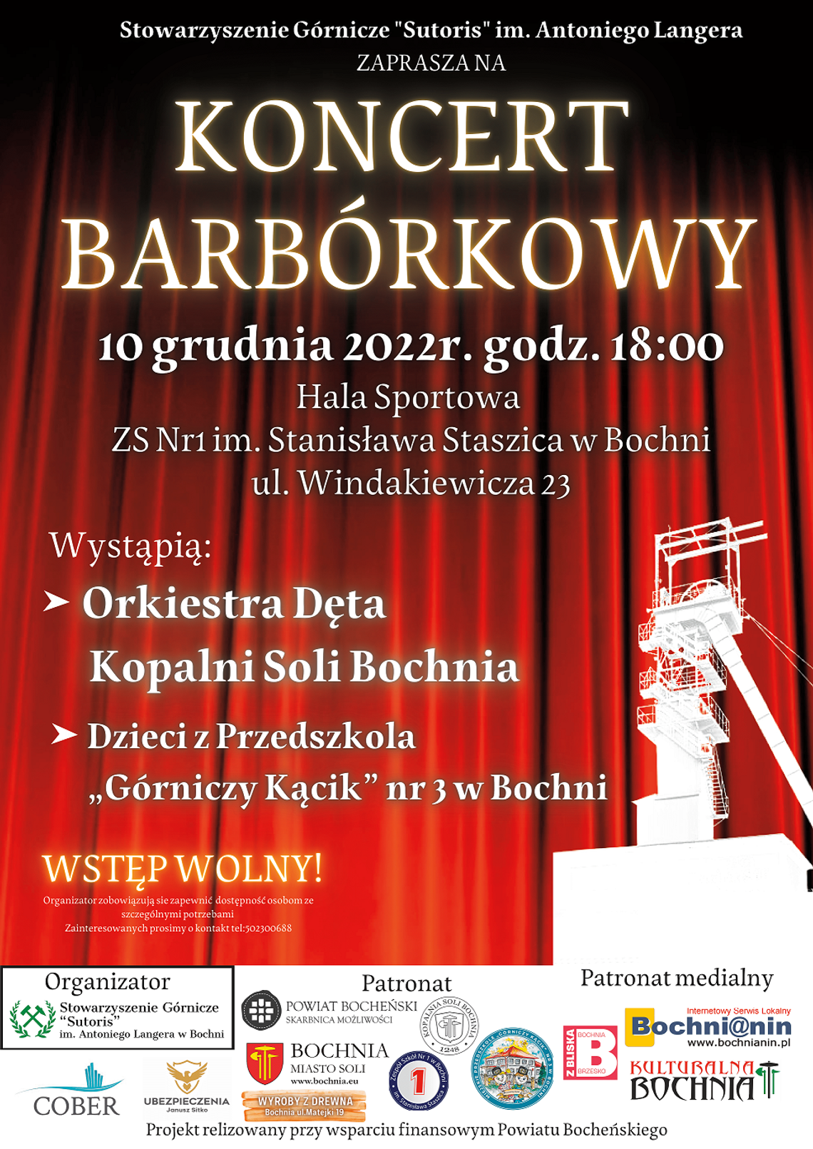 Bochnia. Koncert Barbórkowy