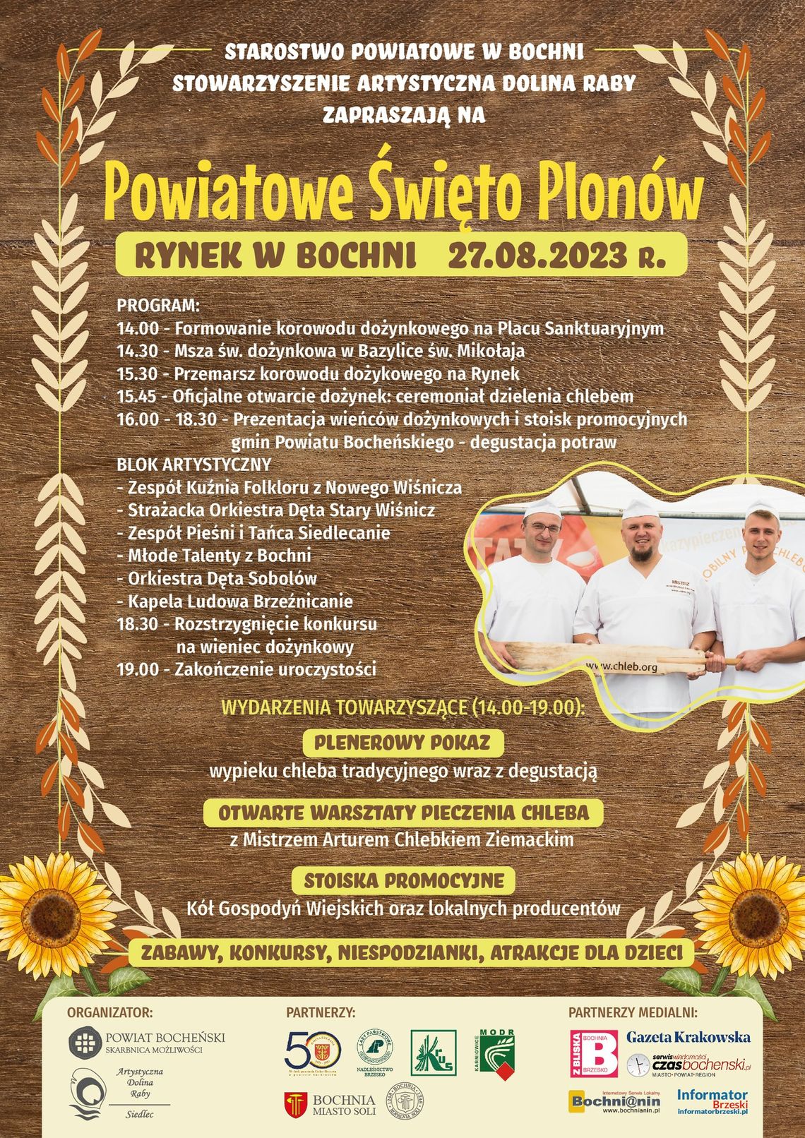 Bochnia. Powiatowe Święto Plonów już w niedzielę