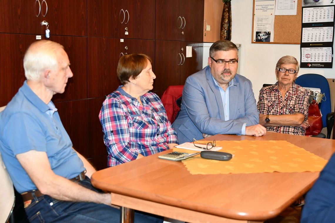 Bochnia. Starosta spotkał się z Zarządem bocheńskiego hospicjum