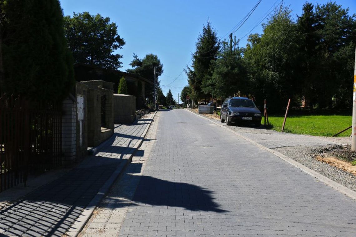 Dobiegają końca prace związane z przebudową ulicy Pasternik w Wieliczce