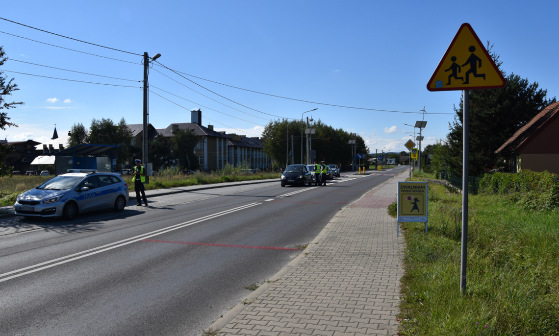 Działania „Bezpieczna droga do szkoły” i „Zwalniam przed szkołą” na terenie powiatu bocheńskiego