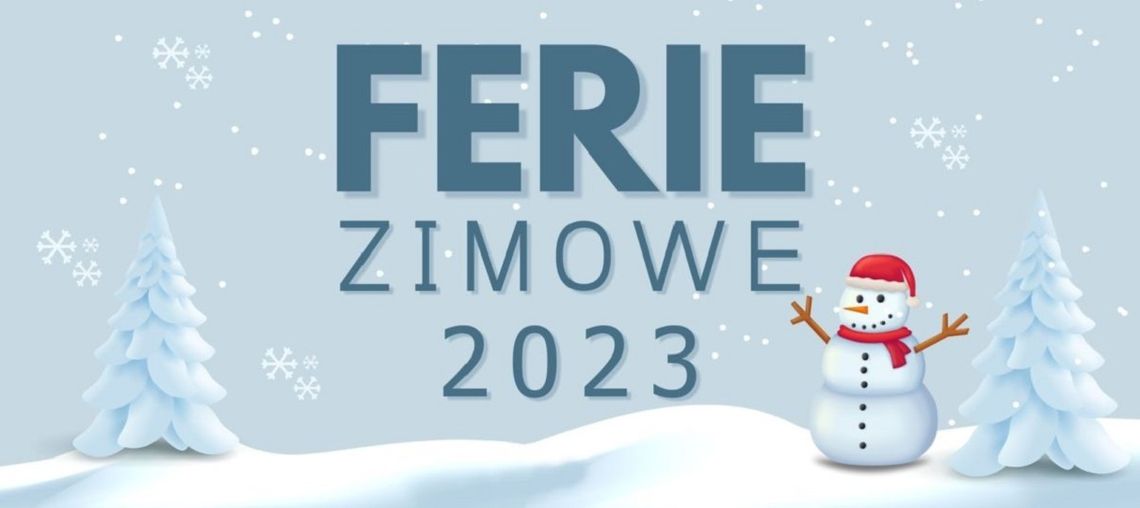 Ferie zimowe 2023 w gminie Niepołomice