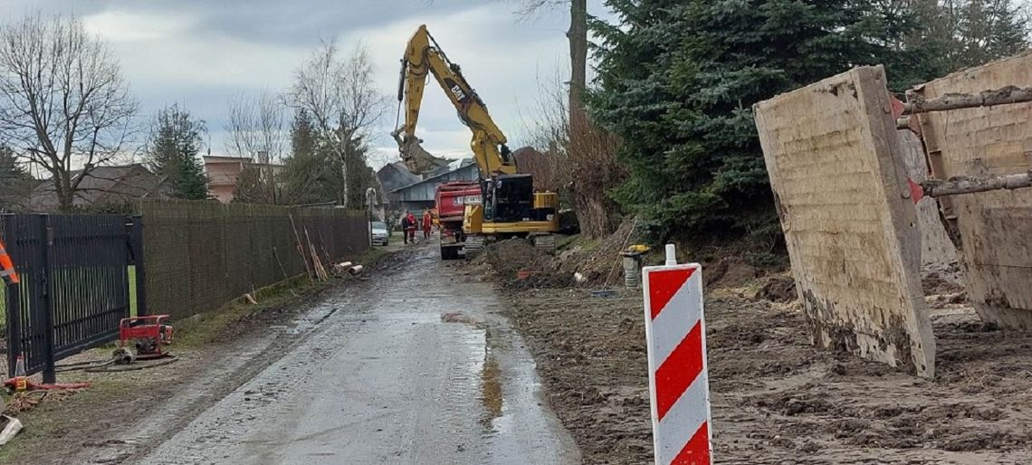 Gdów. Trwają prace przy budowie infrastruktury kanalizacyjnej w Marszowicach