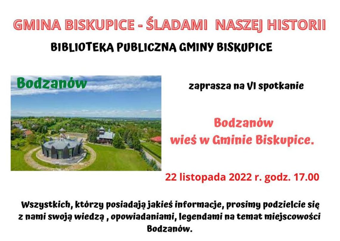 Gmina Biskupice - "Śladami naszej historii"