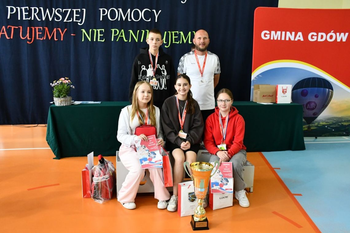 I Międzyszkolny Turniej Pierwszej Pomocy w Gminie Gdów