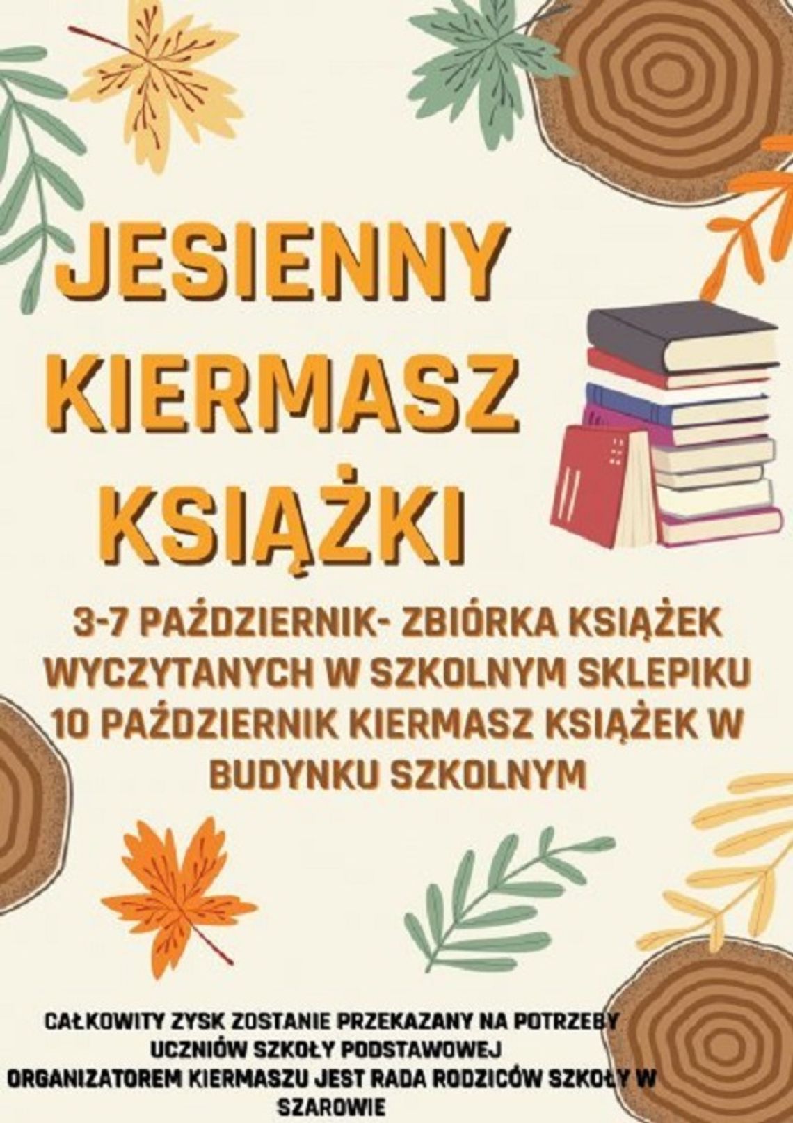 Jesienny Kiermasz Książki w Szkole w Szarowie