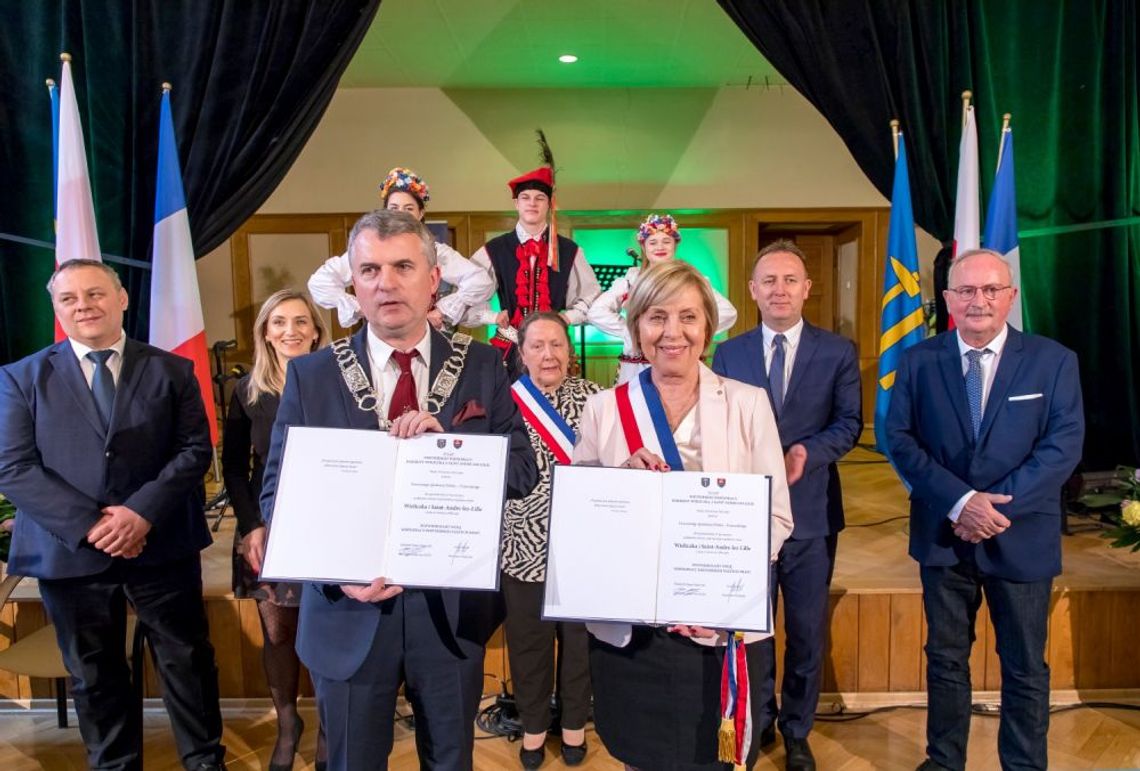 Jubileusz współpracy pomiędzy Wieliczką a Saint-Andre-lez-Lille