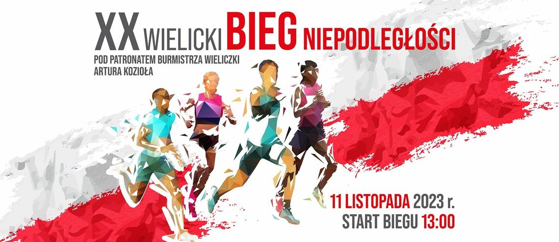 Jubileuszowa edycja Wielickiego Biegu Niepodległości