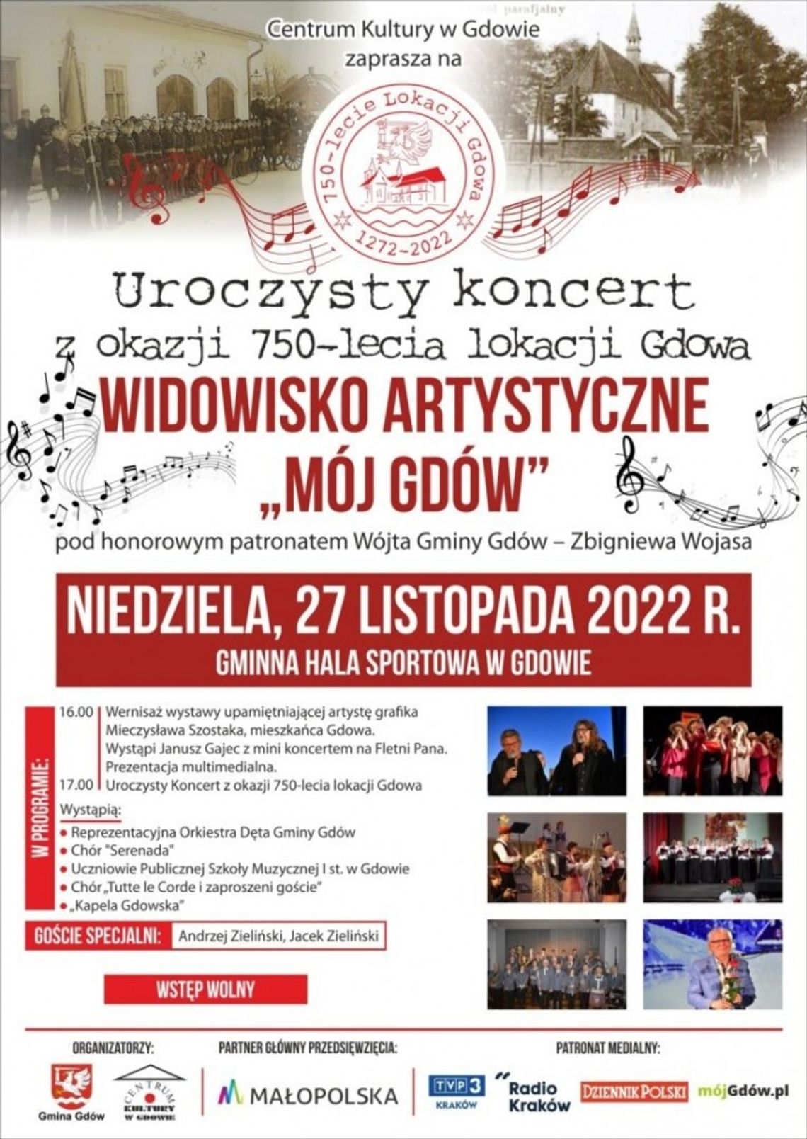 Koncert na podsumowanie obchodów 750-lecia lokacji Gdowa