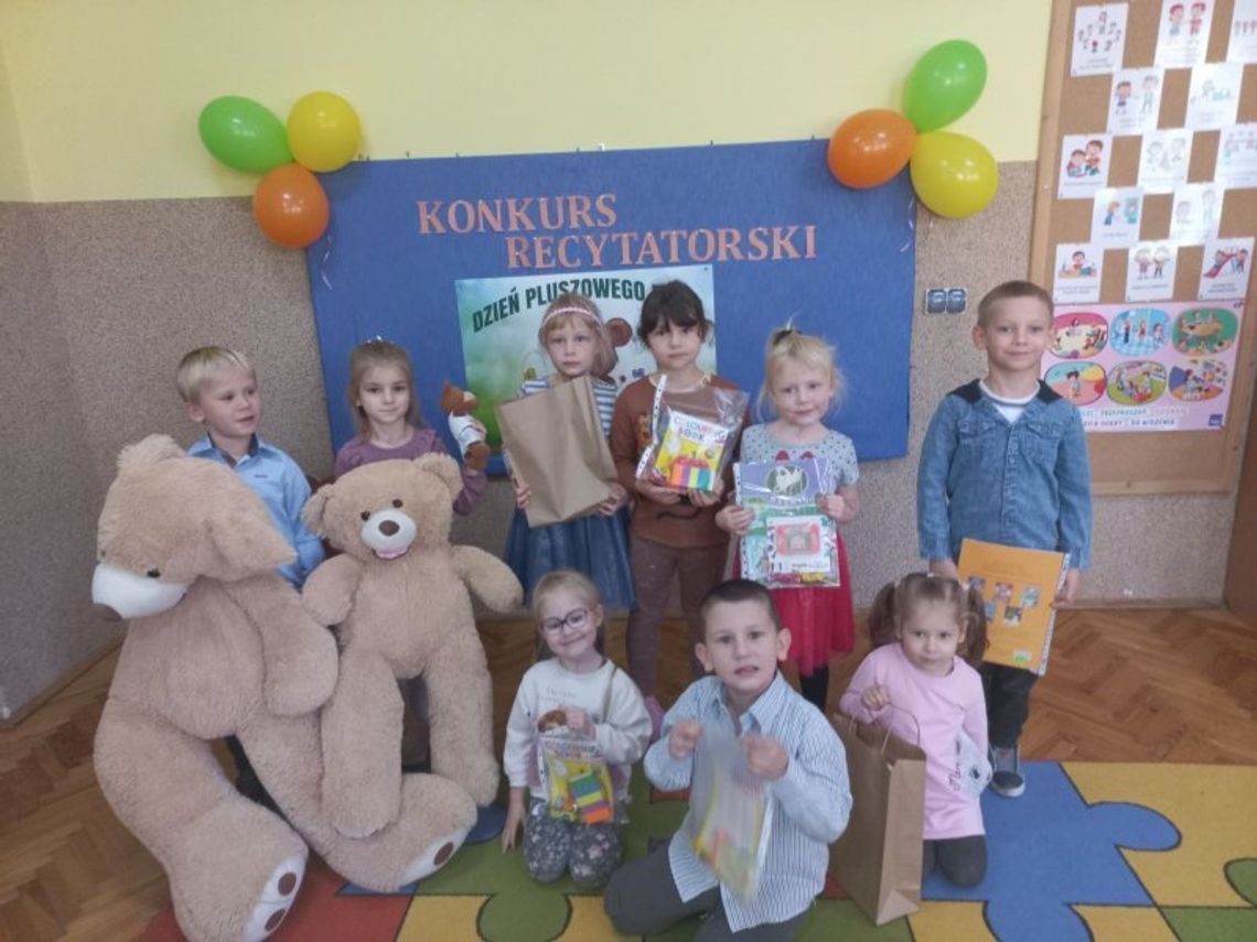 Konkurs Recytatorski Mały Miś w Przedszkolu w Szarowie