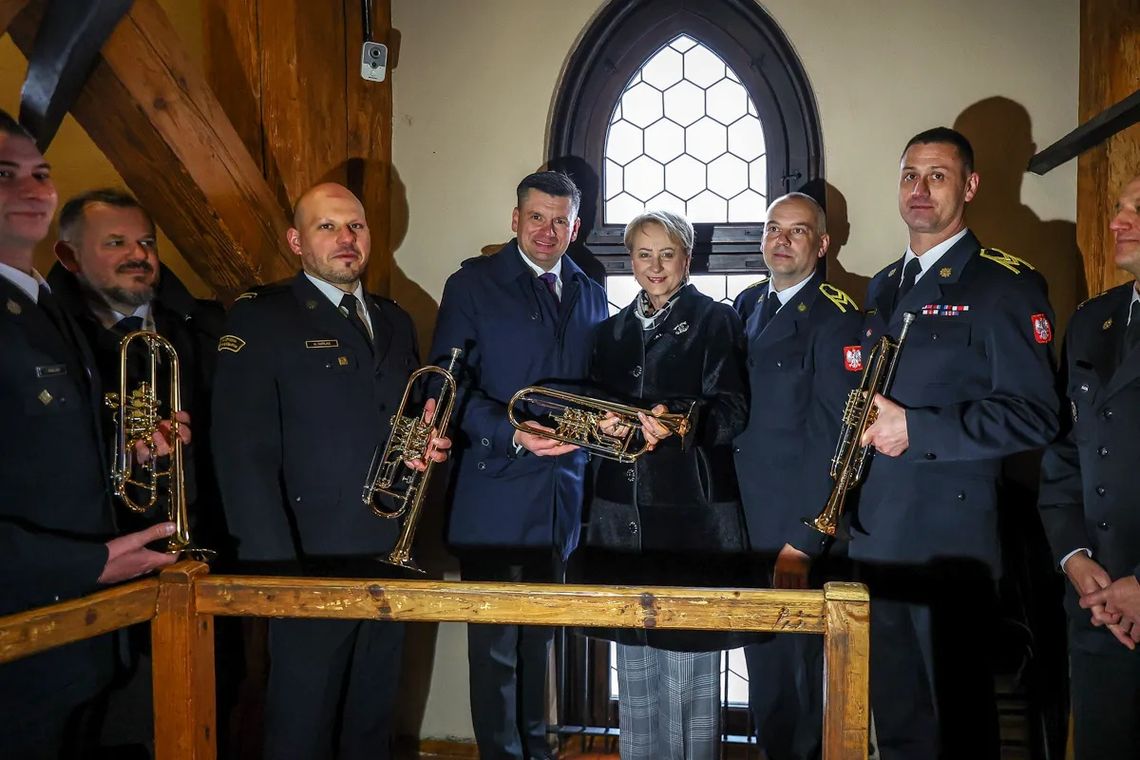 Krakowscy hejnaliści już z nowymi trąbkami! Krakowscy hejnaliści już z nowymi trąbkami!