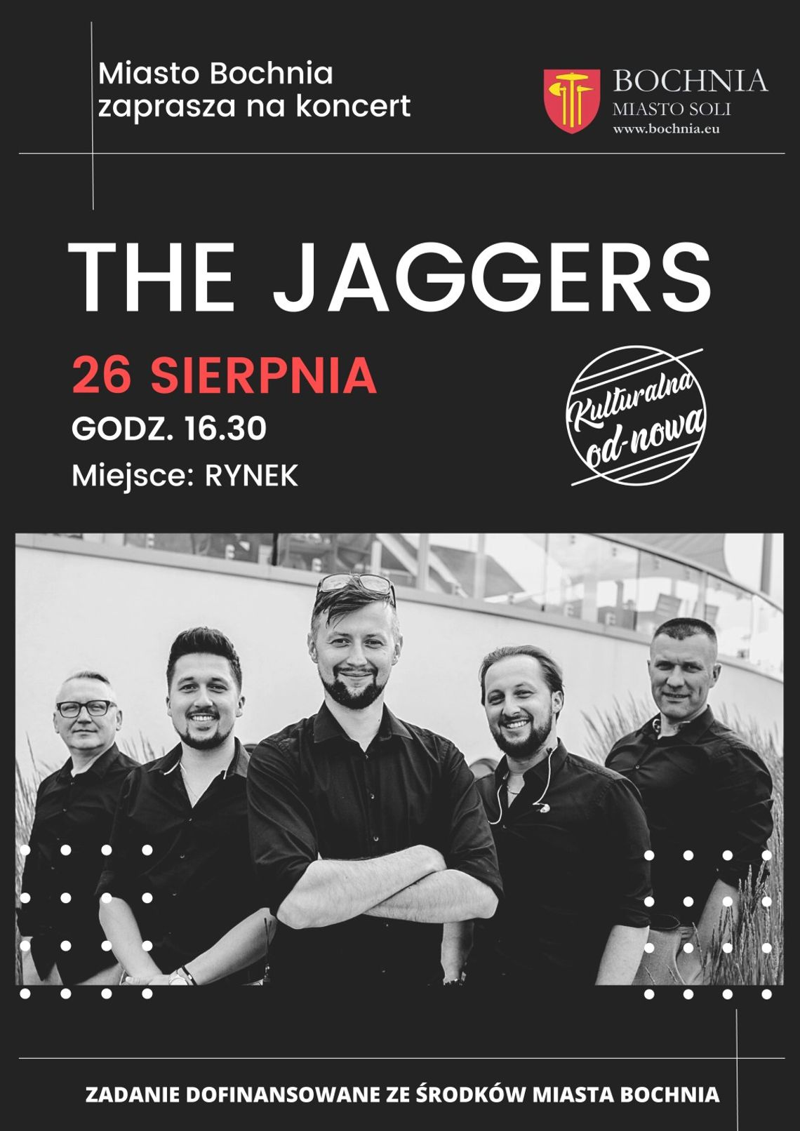 Kulturalna od-nowa: koncert „The Jaggers” na Rynku w Bochni