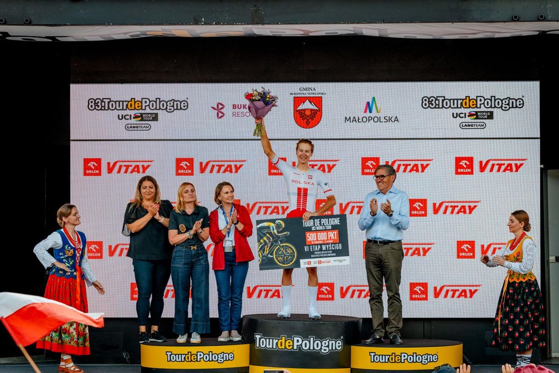 Louis Barré triumfuje w Bukowinie Tatrzańskiej, Christian Scaroni nowym liderem Tour de Pologne
