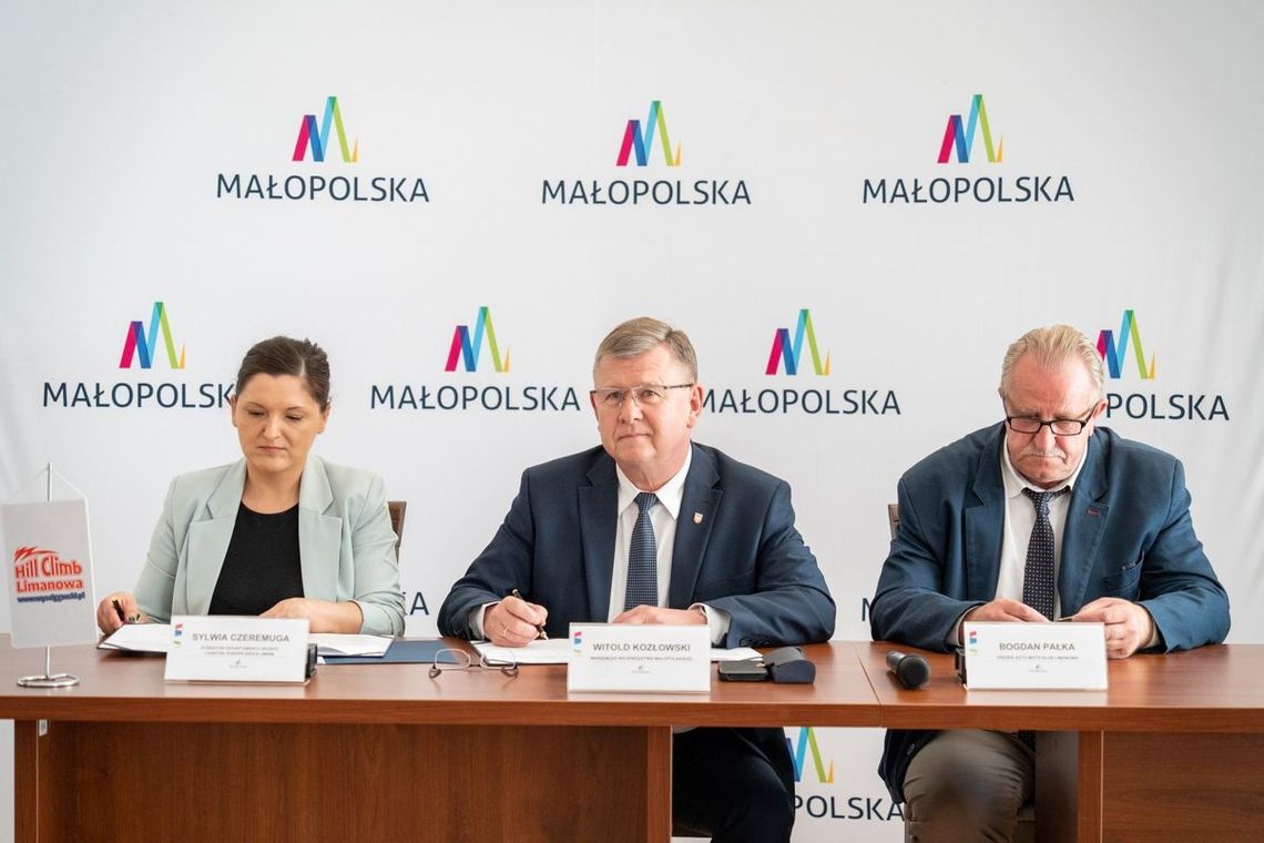Marszałek Witold Kozłowski w powiecie limanowskim Marszałek Witold Kozłowski w powiecie limanowskim