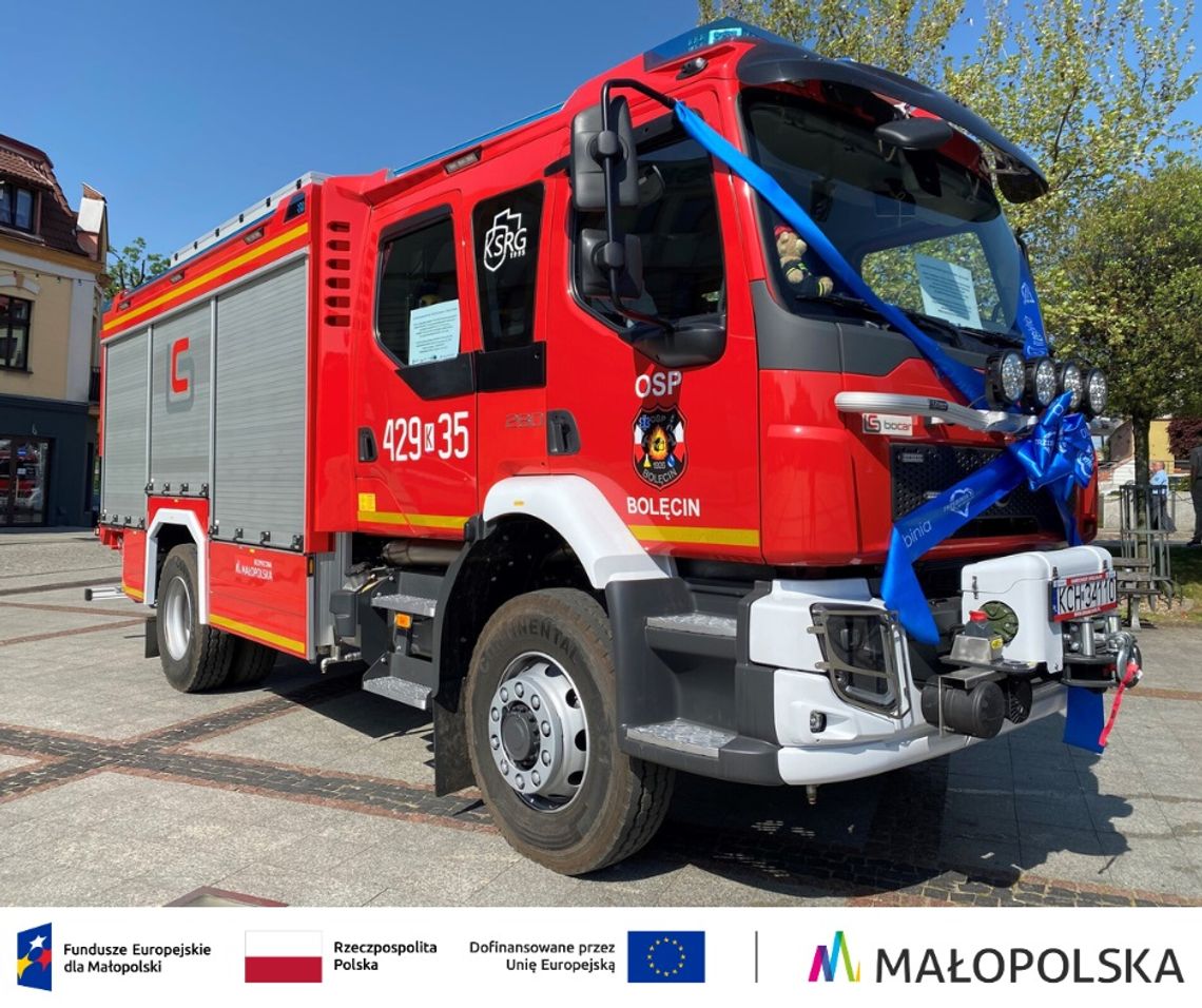Miasto pozyskało samochód ratowniczo-gaśniczy dla OSP Chodenice!