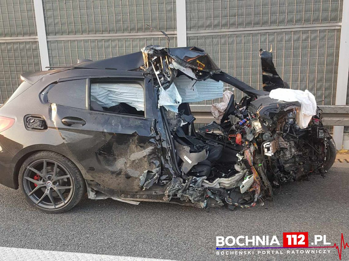 Nie żyje jedna osoba po wypadku na autostradzie A4 na wysokości Targowiska