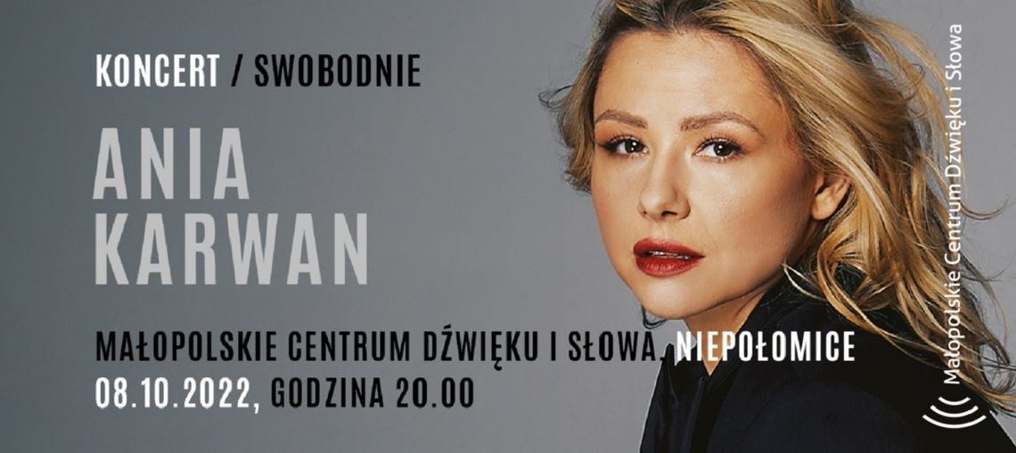 Niepołomice. Ania Karwan w MCDiS