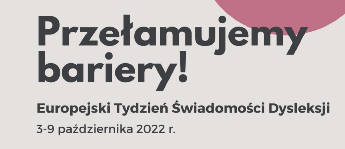 Niepołomice. Europejski Tydzień Świadomości Dysleksji 2022