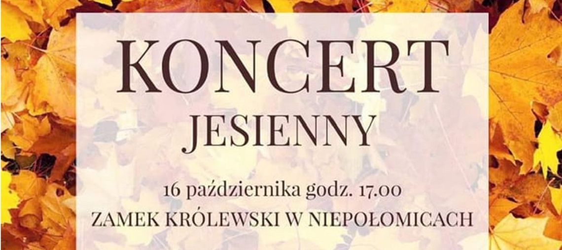 Niepołomice. Koncert jesienny Cantaty