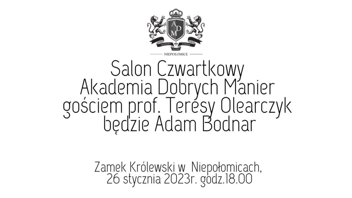 Niepołomice. Salon z Bodnarem