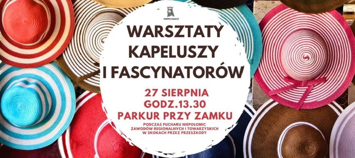 Niepołomice. Warsztaty kapeluszy i fascynatorów