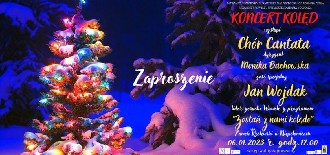 Niepołomice. Zapraszamy na koncert kolęd do zamku