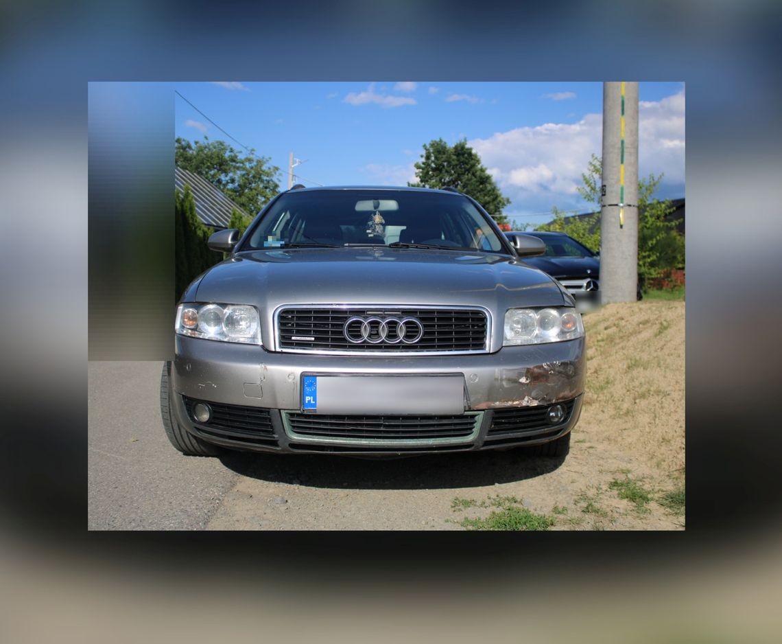 Nietrzeźwy kierowca z dzieckiem w samochodzie zakończył jazdę na bramie posesji Nietrzeźwy kierowca z dzieckiem w samochodzie zakończył jazdę na bramie posesji