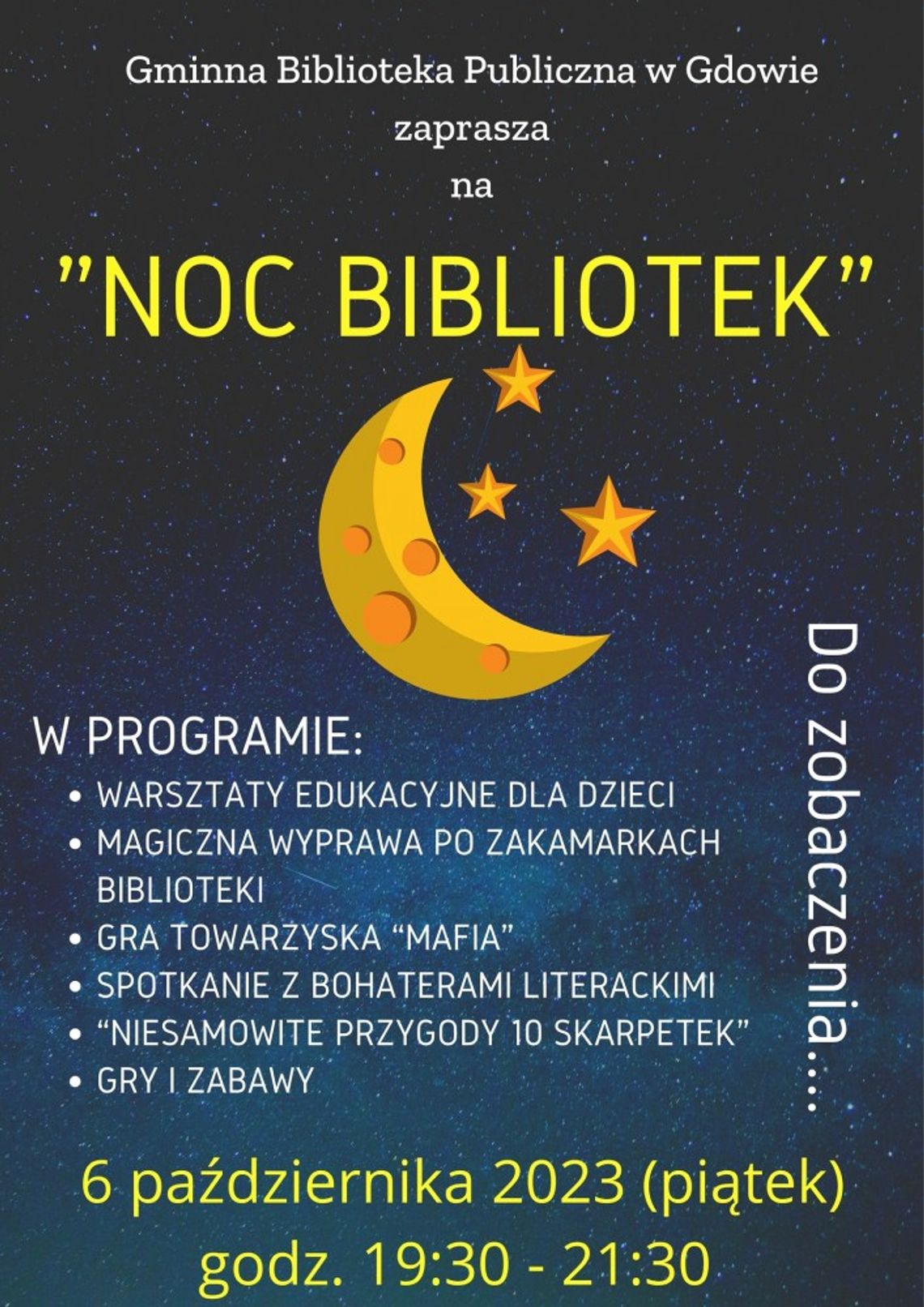 „NOC BIBLIOTEK” w Gdowie, Pierzchowie i Książnicach