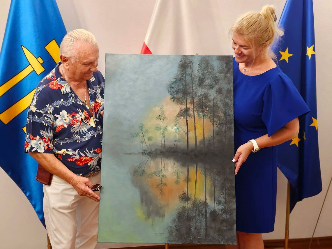 Obraz z serca przekazany Wieliczce. Mieszkańcy mogą zaproponować jego tytuł Obraz z serca przekazany Wieliczce. Mieszkańcy mogą zaproponować jego tytuł