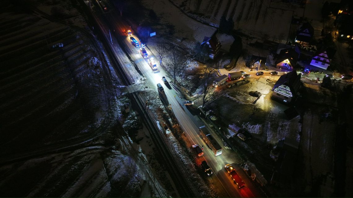 Pijany kierowca BMW sprawcą karambolu w Szaflarach. Są poszkodowani!
