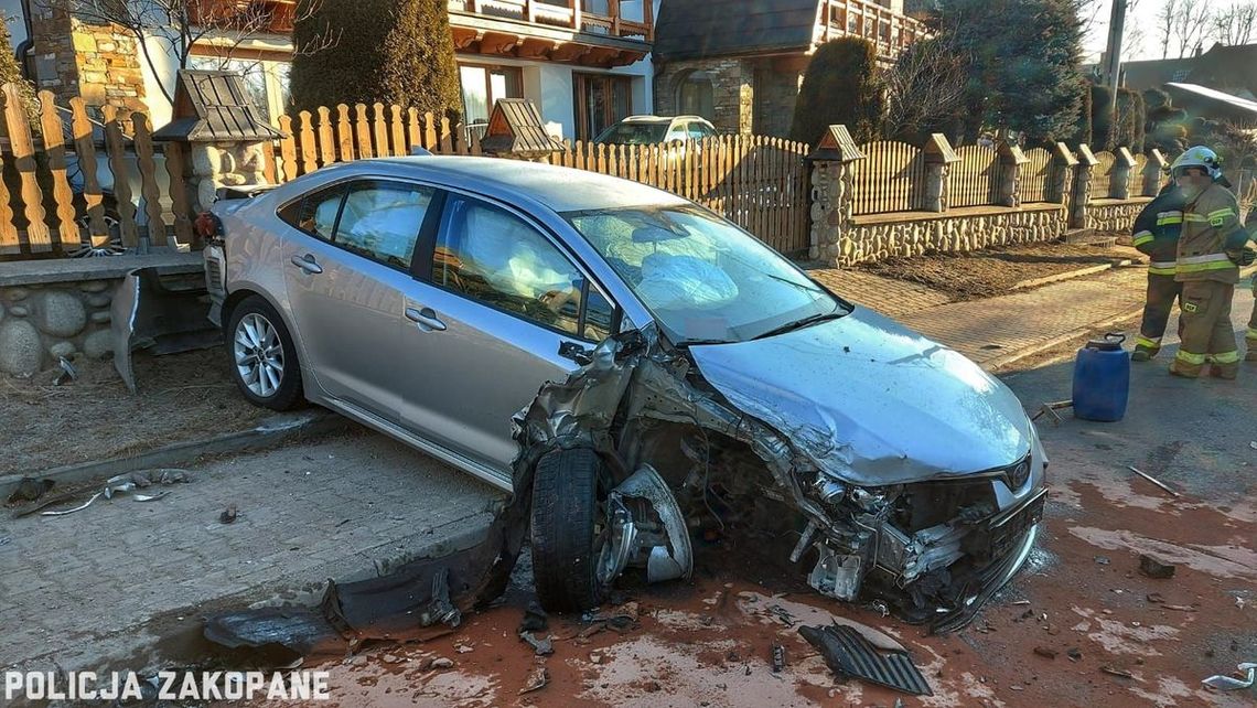 Pijany kierowca spowodował kolizję i uciekł z miejsca zdarzenia