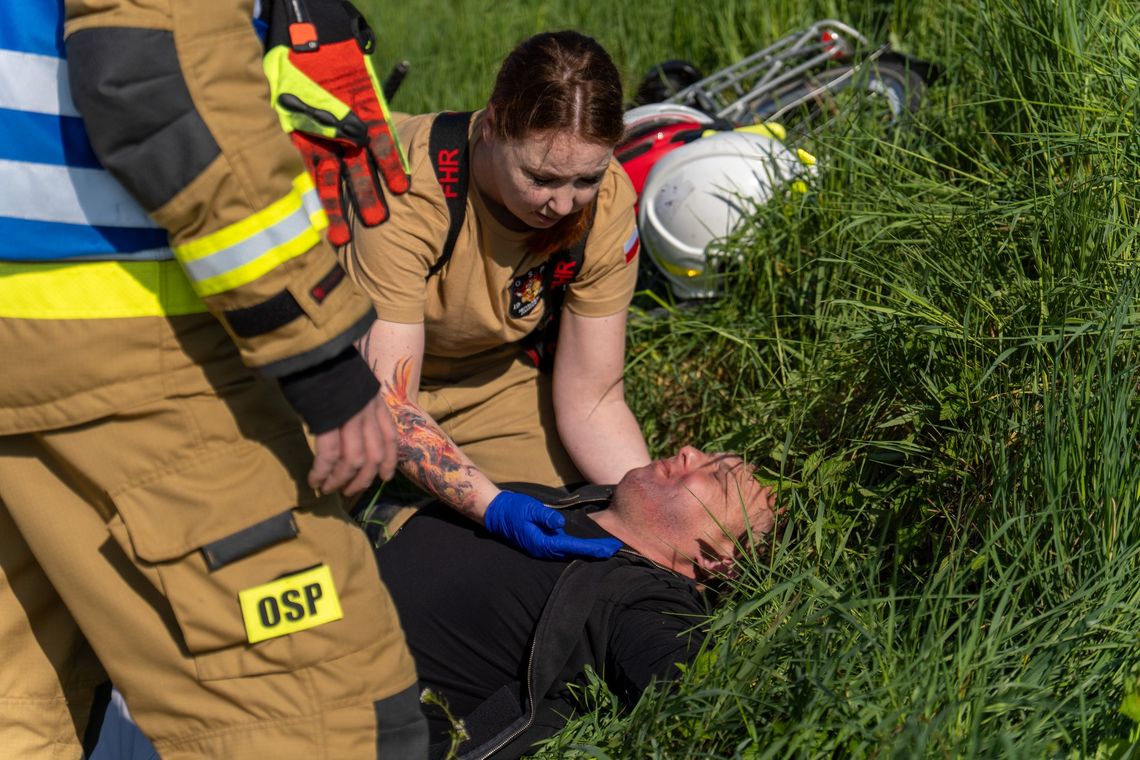 Podgrabie: realistyczne manewry ratownicze strażaków OSP z gminy Niepołomice