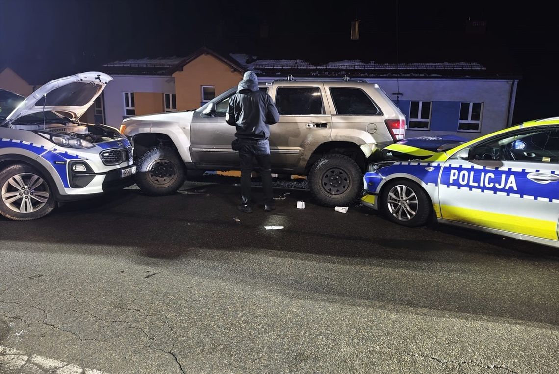 Policja o pościgu w powiecie wadowickim. 30-latek z zarzutami