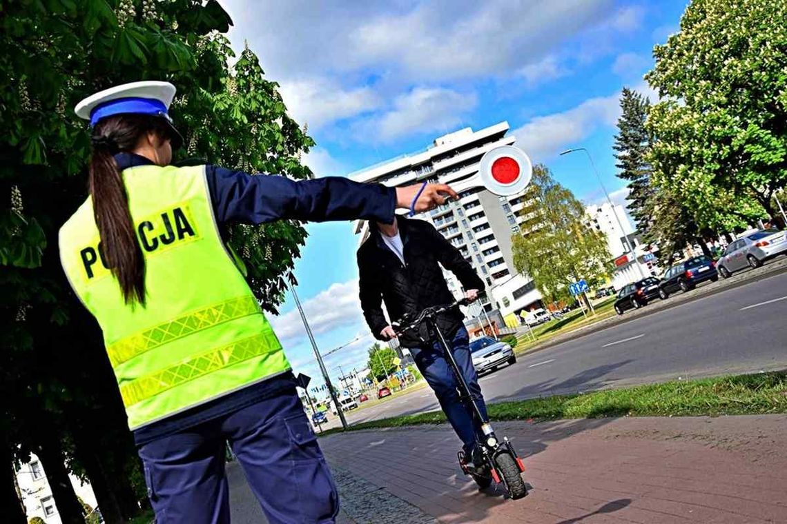 Policja wzięła na celownik piratów drogowych na hulajnogach