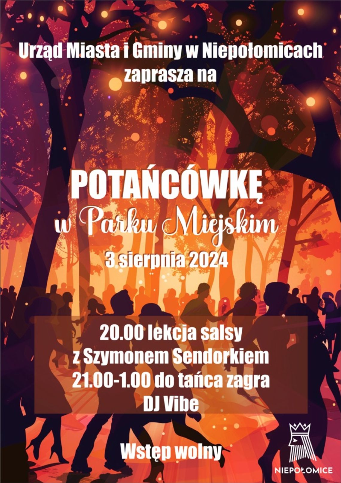 Potańcówka w niepołomickim parku