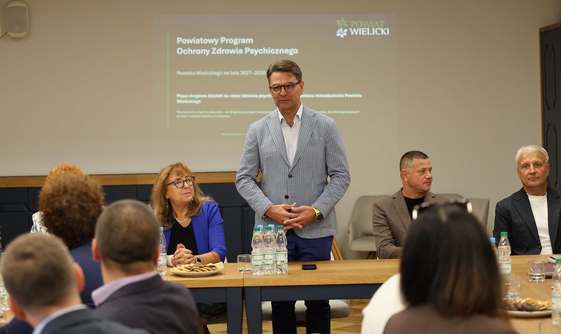 Powiat Wielicki przygotuje program ochrony zdrowia psychicznego na lata 2027–2030