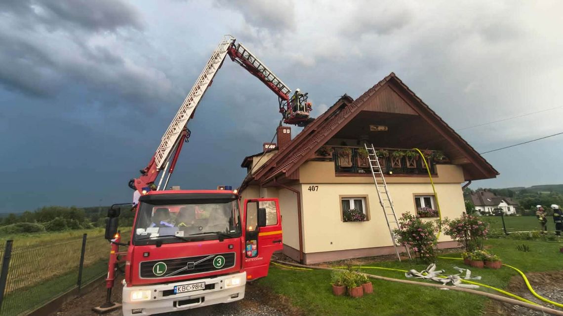 Pożar budynku mieszkalnego w Kobylu. Jedna osoba została poszkodowana Pożar budynku mieszkalnego w Kobylu. Jedna osoba została poszkodowana