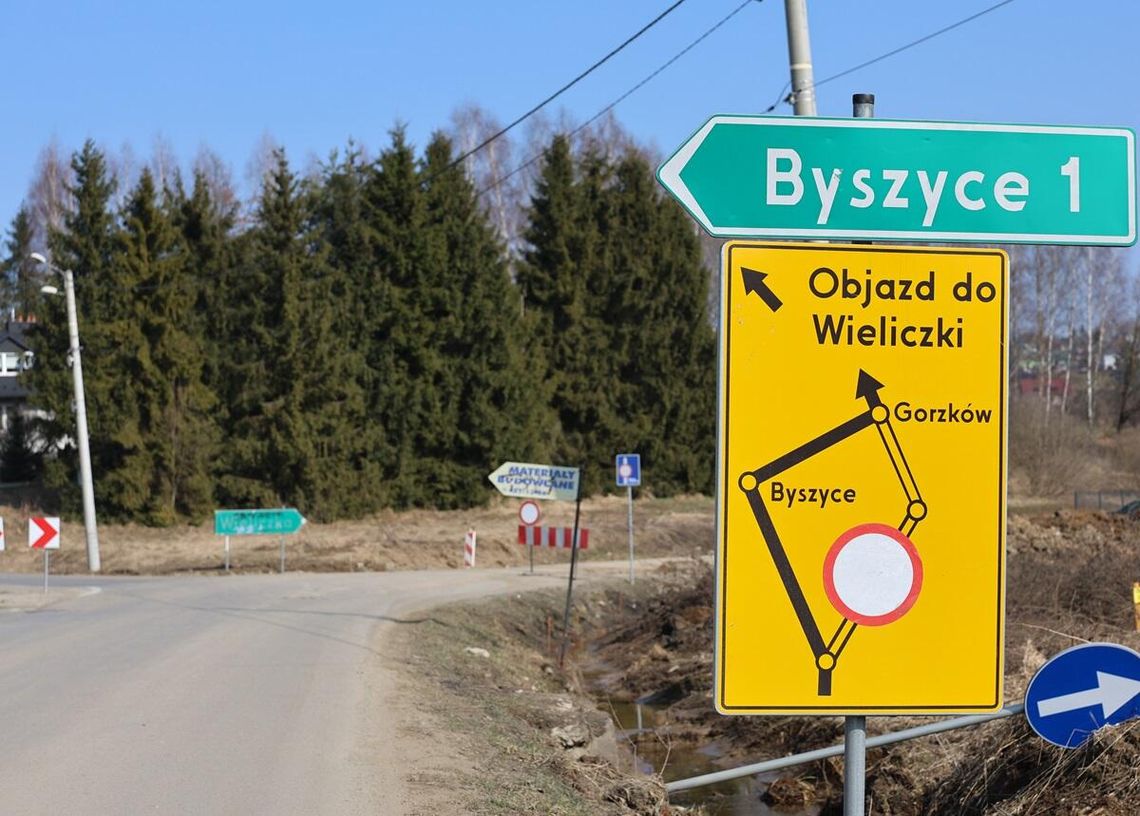 Przebudowa drogi powiatowej Gorzków-Byszyce