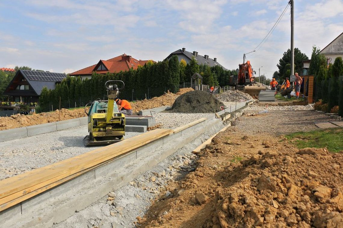 Przebudowa ulicy Słonecznej w Wieliczce