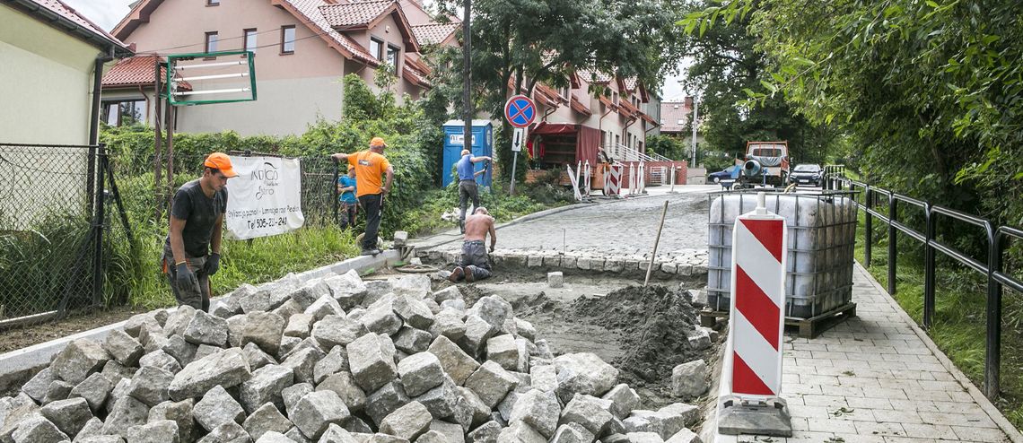 Przebudowa ulicy Szpitalnej w Wieliczce